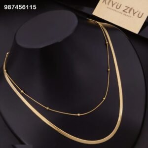 PS-A182 Anti-Tarnish Stainless Steel Layer Necklace from Kiyu Ziyu by Zyra Creation