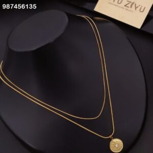 PS-A185 Anti-Tarnish Stainless Steel Layer Necklace from Kiyu Ziyu by Zyra Creation