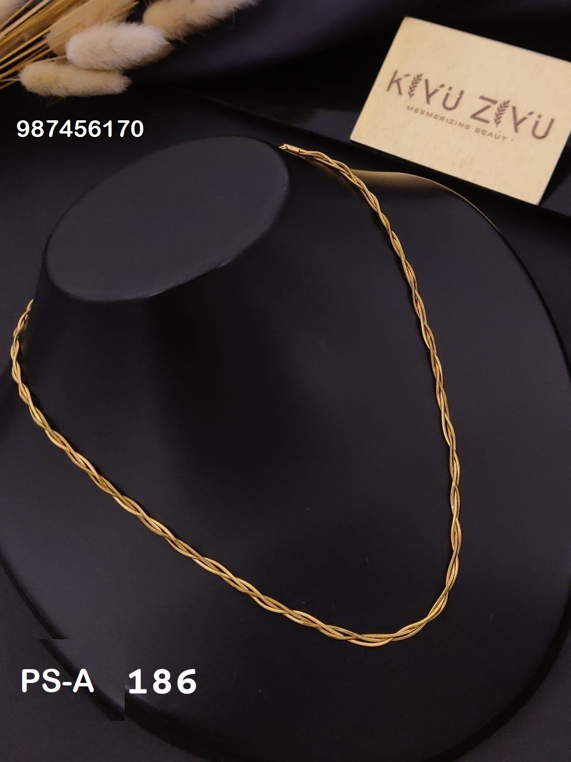 ps a186 1.jpg PS-A186 Anti-Tarnish Stainless Steel Layer Necklace from Kiyu Ziyu by Zyra Creation