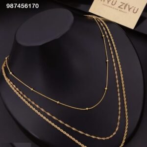 PS-A189 Anti-Tarnish Stainless Steel Layer Necklace from Kiyu Ziyu by Zyra Creation