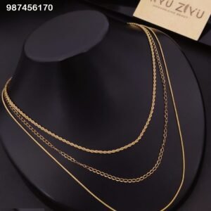 PS-A193 Anti-Tarnish Stainless Steel Layer Necklace from Kiyu Ziyu by Zyra Creation