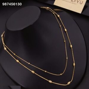 PS-A197 Anti-Tarnish Stainless Steel Layer Necklace from Kiyu Ziyu by Zyra Creation