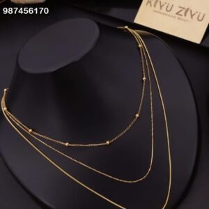 PS-A201 Anti-Tarnish Stainless Steel Layer Necklace from Kiyu Ziyu by Zyra Creation