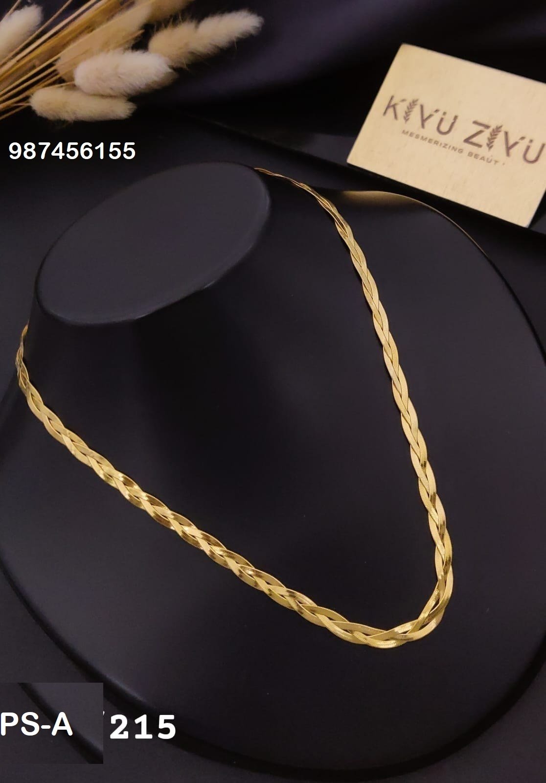 ps a215 1.jpg PS-A215 Anti-Tarnish Stainless Steel Layer Necklace from Kiyu Ziyu by Zyra Creation
