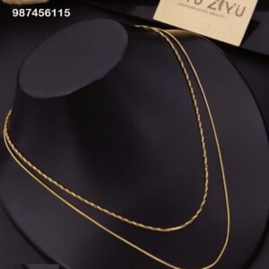 PS-A220 Anti-Tarnish Stainless Steel Layer Necklace from Kiyu Ziyu by Zyra Creation