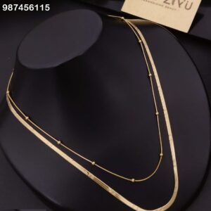 PS-A221 Anti-Tarnish Stainless Steel Layer Necklace from Kiyu Ziyu by Zyra Creation