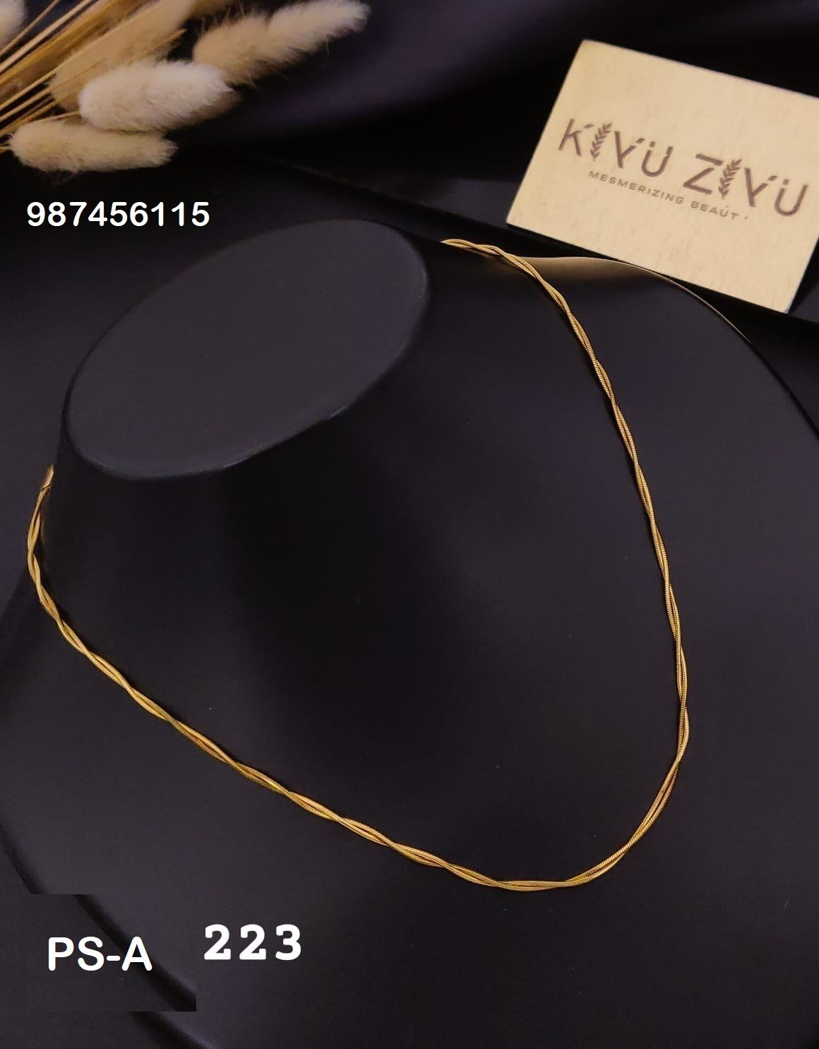 ps a223 1.jpg PS-A223 Anti-Tarnish Stainless Steel Layer Necklace from Kiyu Ziyu by Zyra Creation