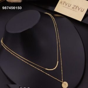 PS-A229 Anti-Tarnish Stainless Steel Layer Necklace from Kiyu Ziyu by Zyra Creation