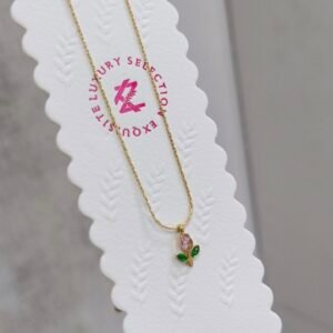 PS-T1 Anti-Tarnish Stainless Steel Tulip Necklace from Kiyu Ziyu by Zyra Creation