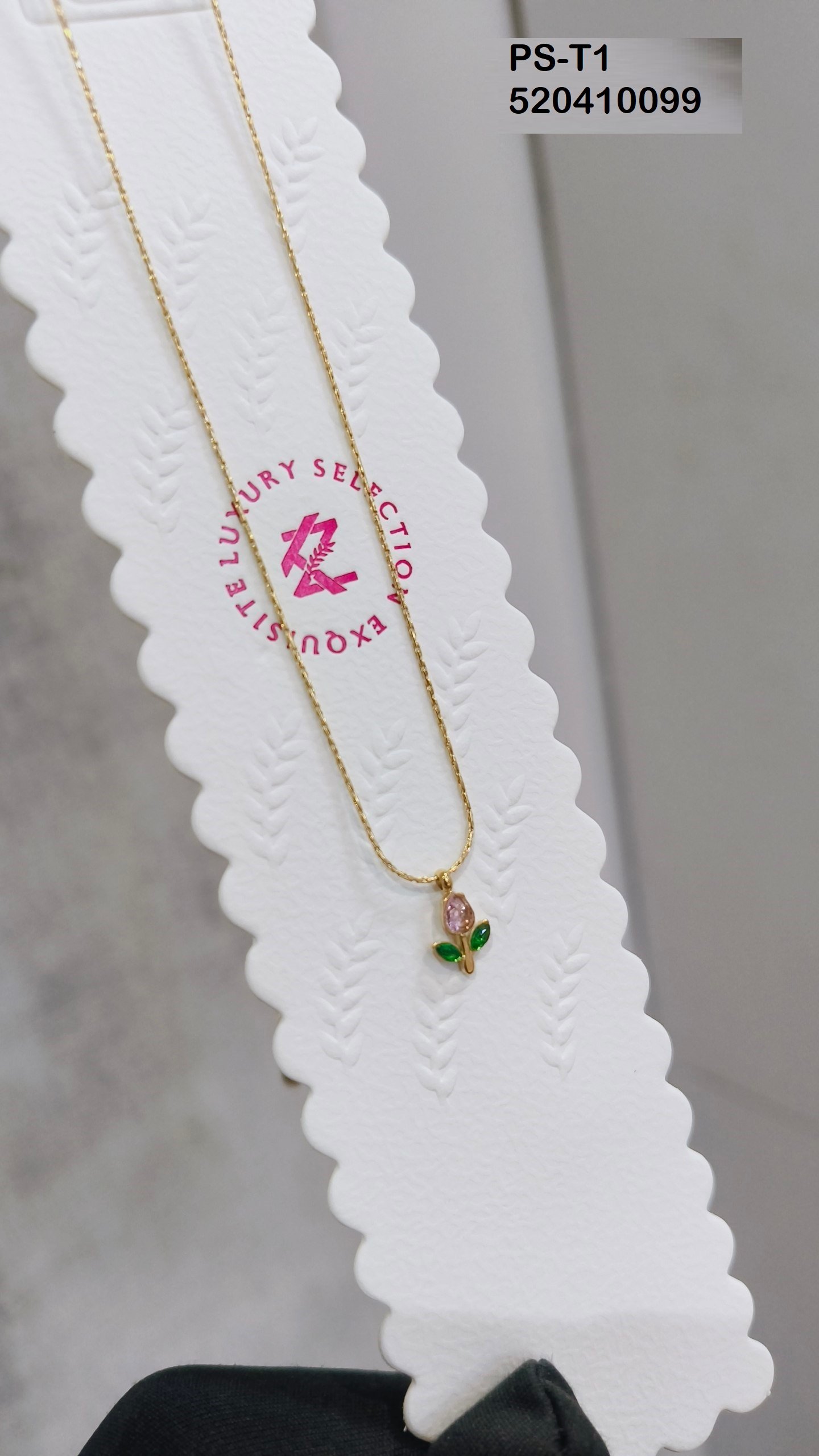 ps t1 1.jpg PS-T1 Anti-Tarnish Stainless Steel Tulip Necklace from Kiyu Ziyu by Zyra Creation
