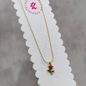 PS-T10 Anti-Tarnish Stainless Steel Tulip Necklace from Kiyu Ziyu by Zyra Creation