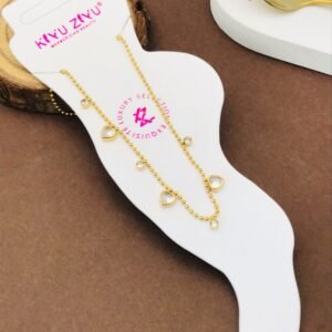 ANK-669 Anti-Tarnish Stainless Steel Anklets from Kiyu Ziyu by Zyra Creation
