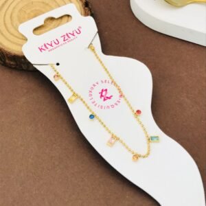 ANK-672 Anti-Tarnish Stainless Steel Anklets from Kiyu Ziyu by Zyra Creation