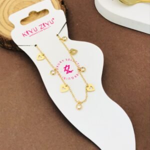 ANK-685 Anti-Tarnish Stainless Steel Anklets from Kiyu Ziyu by Zyra Creation