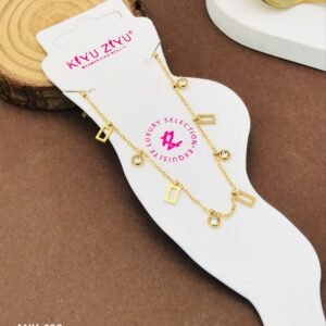 ANK-692 Anti-Tarnish Stainless Steel Anklets from Kiyu Ziyu by Zyra Creation