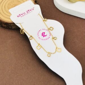 ANK-697 Anti-Tarnish Stainless Steel Anklets from Kiyu Ziyu by Zyra Creation