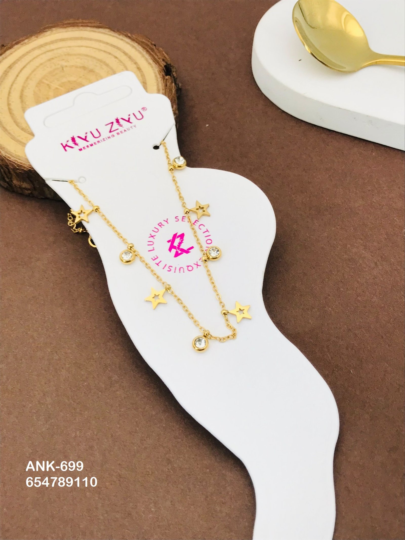 ank 699.jpg ANK-699 Anti-Tarnish Stainless Steel Anklets from Kiyu Ziyu by Zyra Creation