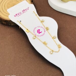 ANK-702 Anti-Tarnish Stainless Steel Anklets from Kiyu Ziyu by Zyra Creation