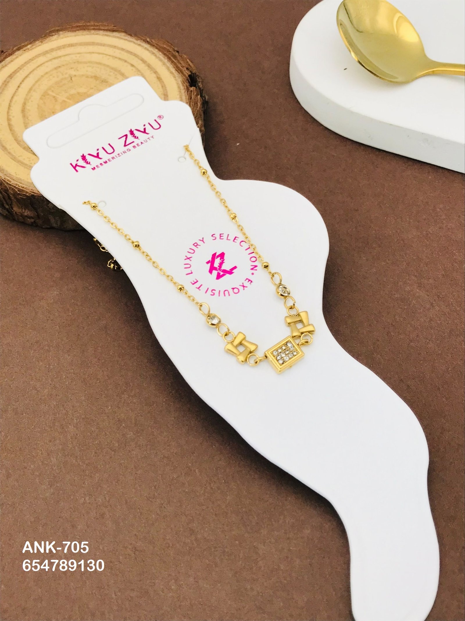 ank 705.jpg ANK-705 Anti-Tarnish Stainless Steel Anklets from Kiyu Ziyu by Zyra Creation
