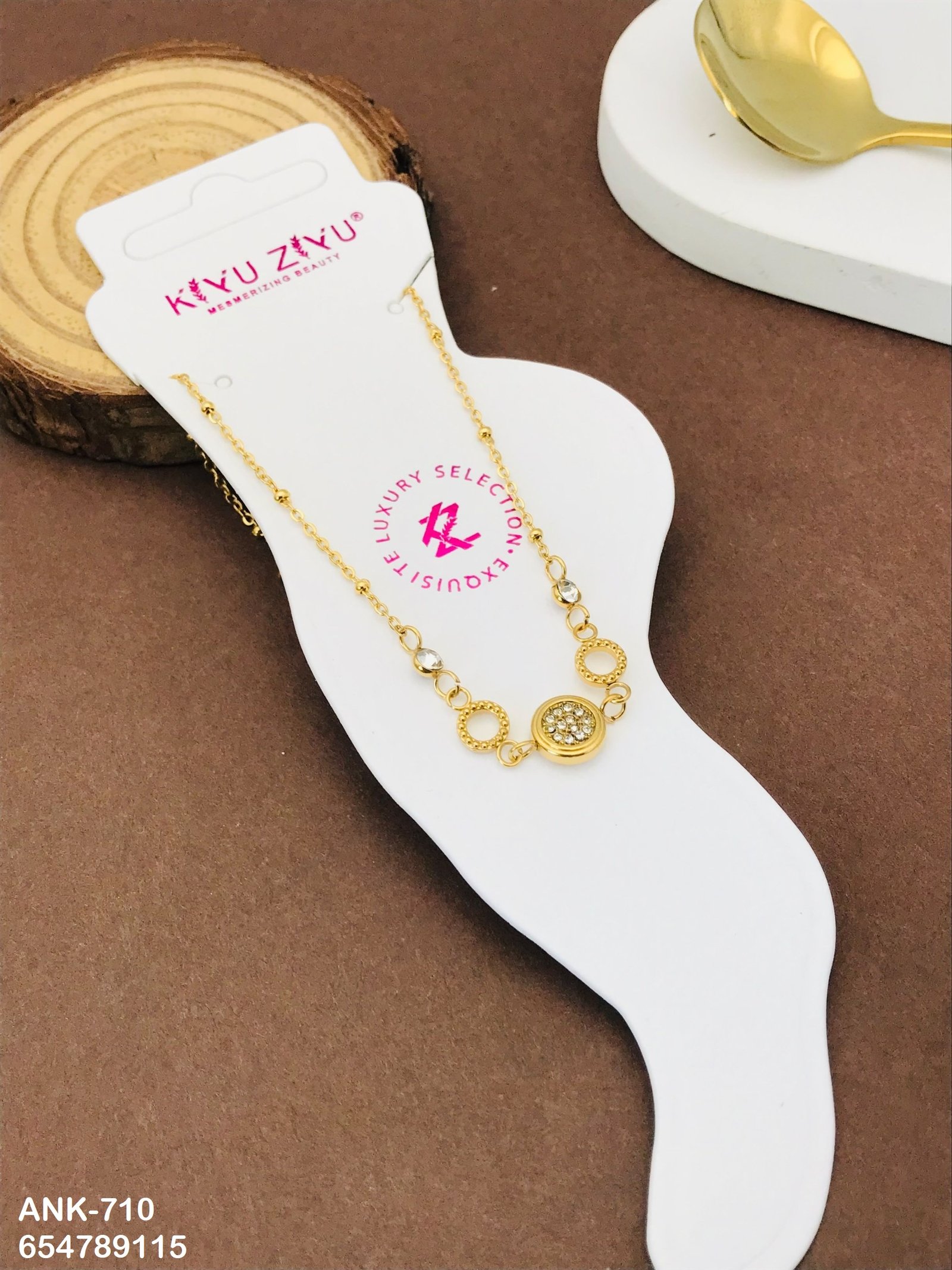 ank 710.jpg ANK-710 Anti-Tarnish Stainless Steel Anklets from Kiyu Ziyu by Zyra Creation