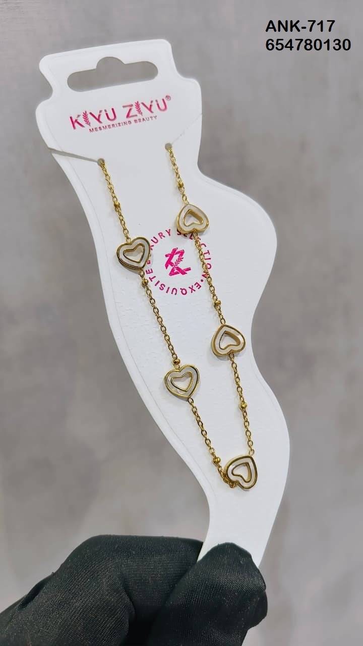 ank 717.jpeg ANK-717 Anti-Tarnish Stainless Steel Anklets from Kiyu Ziyu by Zyra Creation