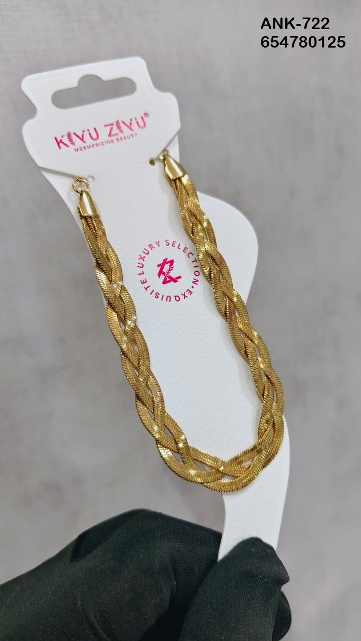 ank 722.jpeg ANK-722 Anti-Tarnish Stainless Steel Anklets from Kiyu Ziyu by Zyra Creation