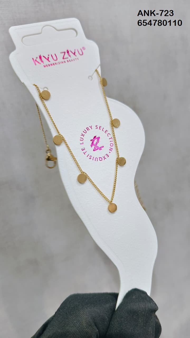 ank 723.jpeg ANK-723 Anti-Tarnish Stainless Steel Anklets from Kiyu Ziyu by Zyra Creation