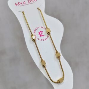 ANK-727 Anti-Tarnish Stainless Steel Anklets from Kiyu Ziyu by Zyra Creation