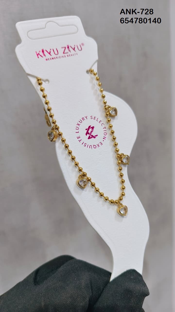 ank 728.jpeg ANK-728 Anti-Tarnish Stainless Steel Anklets from Kiyu Ziyu by Zyra Creation