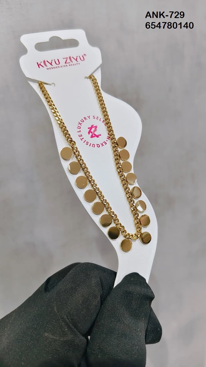 ank 729.jpeg ANK-729 Anti-Tarnish Stainless Steel Anklets from Kiyu Ziyu by Zyra Creation