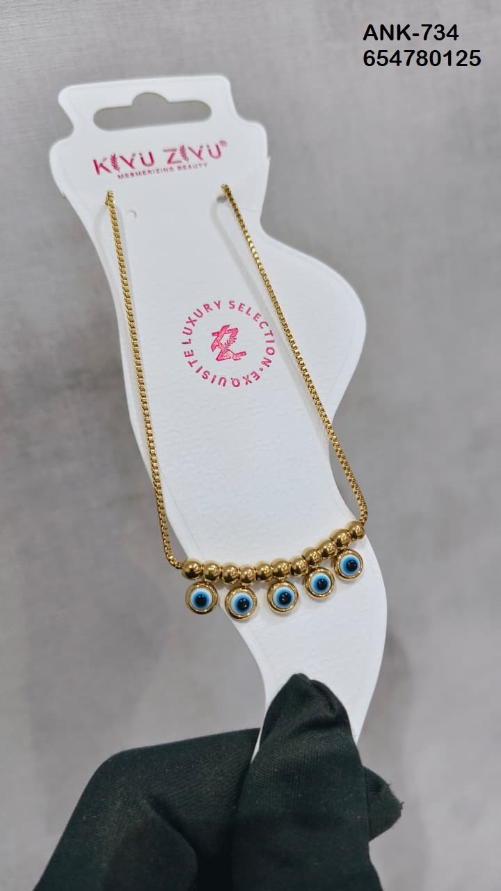 ank 734.jpeg ANK-734 Anti-Tarnish Stainless Steel Anklets from Kiyu Ziyu by Zyra Creation