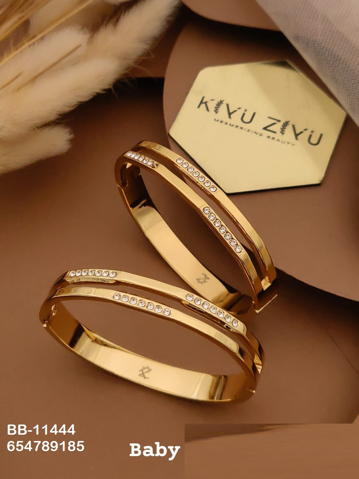 bb 11444.jpeg BB-11444 Anti-Tarnish Stainless Steel Baby Size (2.4) from Kiyu Ziyu by Zyra Creation