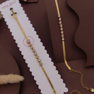 Home BR-11370 Anti-Tarnish Stainless Steel Chain Bracelets from Kiyu Ziyu by Zyra Creation