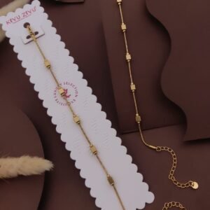 BR-11371 Anti-Tarnish Stainless Steel Chain Bracelets from Kiyu Ziyu by Zyra Creation