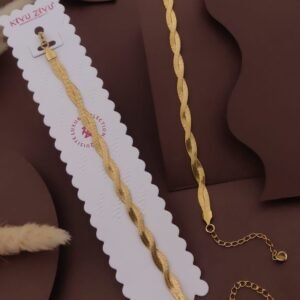 BR-11373 Anti-Tarnish Stainless Steel Chain Bracelets from Kiyu Ziyu by Zyra Creation