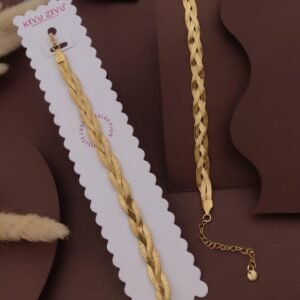 BR-11376 Anti-Tarnish Stainless Steel Chain Bracelets from Kiyu Ziyu by Zyra Creation