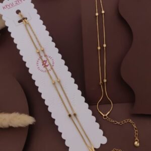 BR-11377 Anti-Tarnish Stainless Steel Chain Bracelets from Kiyu Ziyu by Zyra Creation