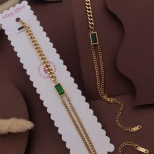 BR-11379 Anti-Tarnish Stainless Steel Chain Bracelets from Kiyu Ziyu by Zyra Creation