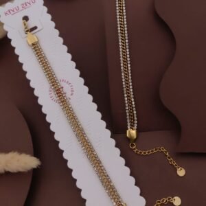 BR-11384 Anti-Tarnish Stainless Steel Chain Bracelets from Kiyu Ziyu by Zyra Creation