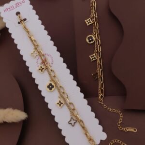 BR-11388 Anti-Tarnish Stainless Steel Chain Bracelets from Kiyu Ziyu by Zyra Creation