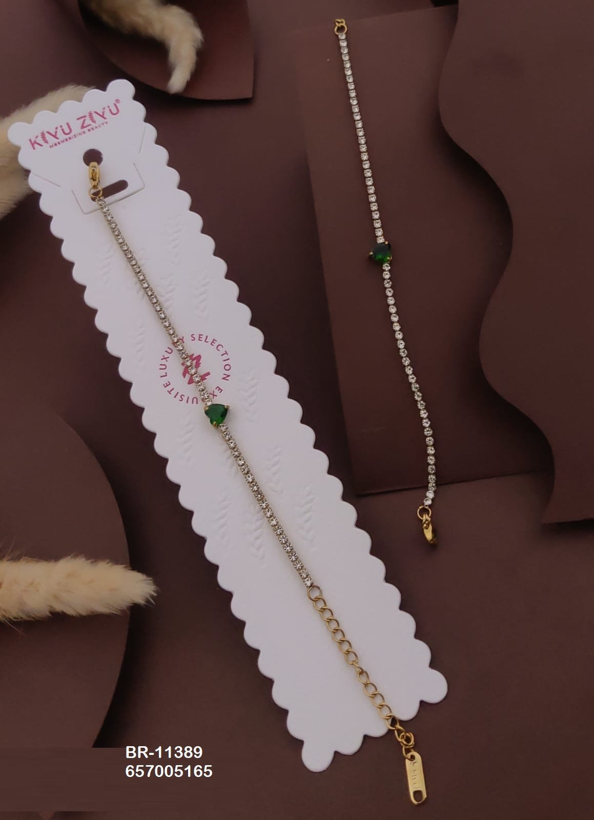 br 11389.jpeg BR-11389 Anti-Tarnish Stainless Steel Chain Bracelets from Kiyu Ziyu by Zyra Creation