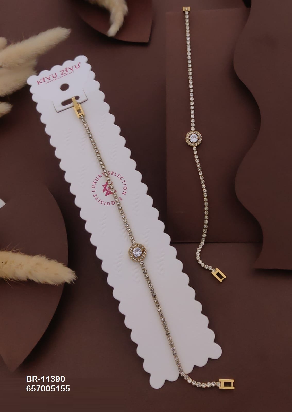 br 11390.jpeg BR-11390 Anti-Tarnish Stainless Steel Chain Bracelets from Kiyu Ziyu by Zyra Creation
