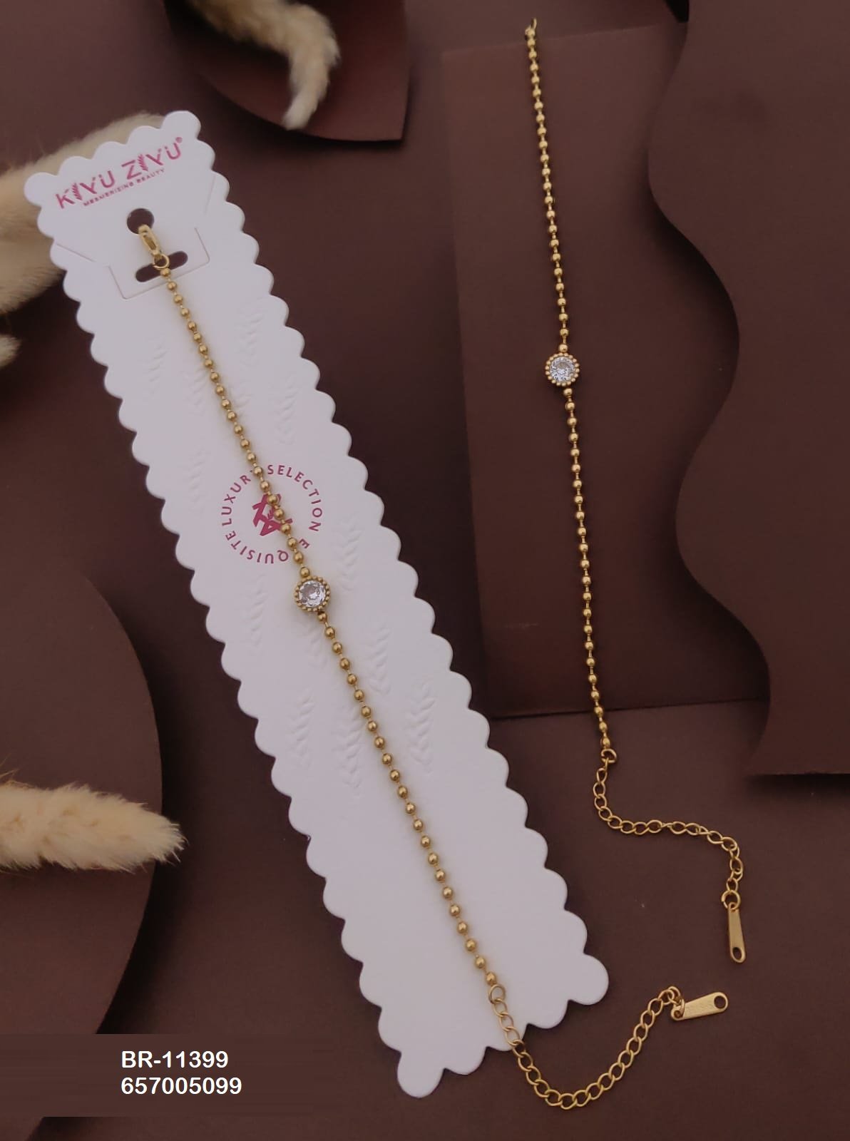br 11399.jpeg BR-11399 Anti-Tarnish Stainless Steel Chain Bracelets from Kiyu Ziyu by Zyra Creation
