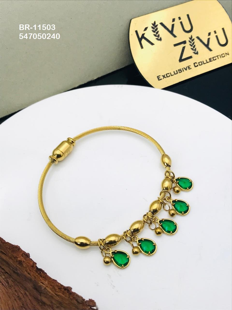 br 11503.jpeg BR-11503 Anti-Tarnish Stainless Steel Charms Style Bracelet from Kiyu Ziyu by Zyra Creation