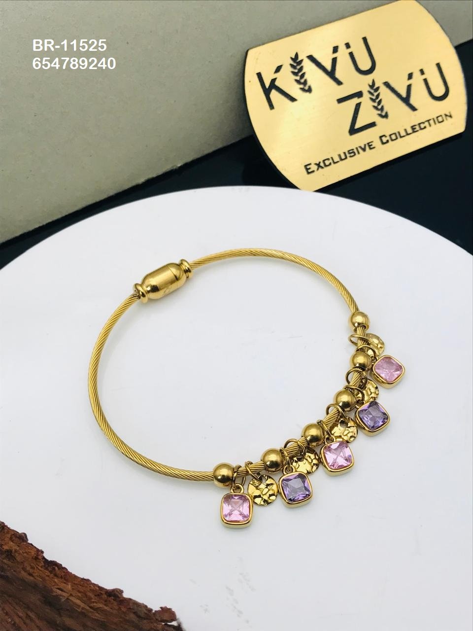 br 11525.jpeg BR-11525 Anti-Tarnish Stainless Steel Charms Style Bracelet from Kiyu Ziyu by Zyra Creation