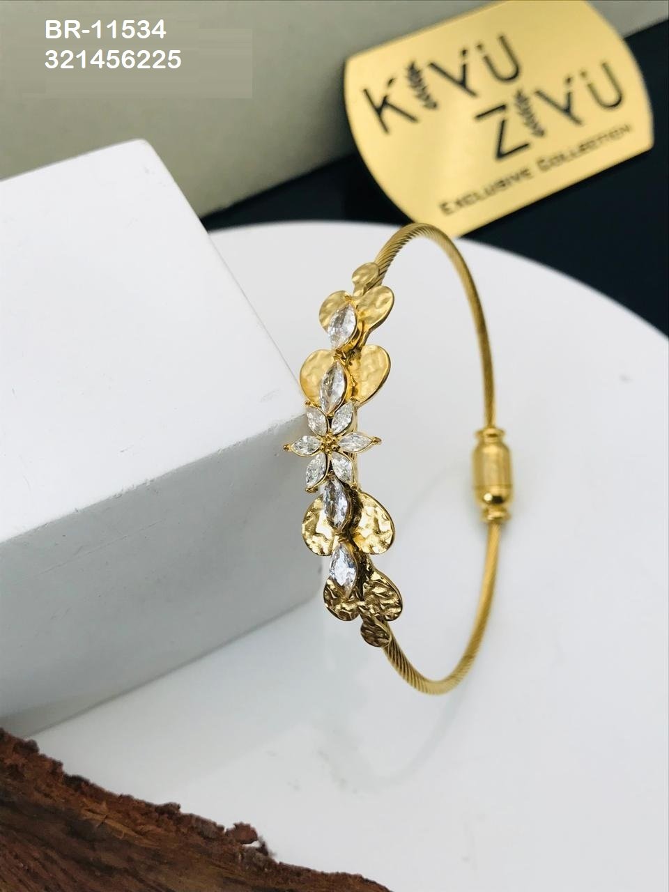 br 11534.jpeg BR-11534 Anti-Tarnish Stainless Steel Bracelet from Kiyu Ziyu by Zyra Creation
