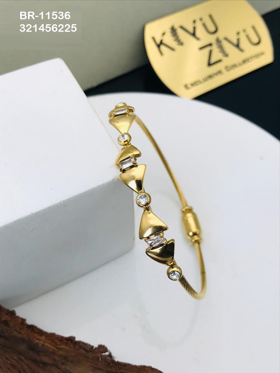 br 11536.jpeg BR-11536 Anti-Tarnish Stainless Steel Bracelet from Kiyu Ziyu by Zyra Creation
