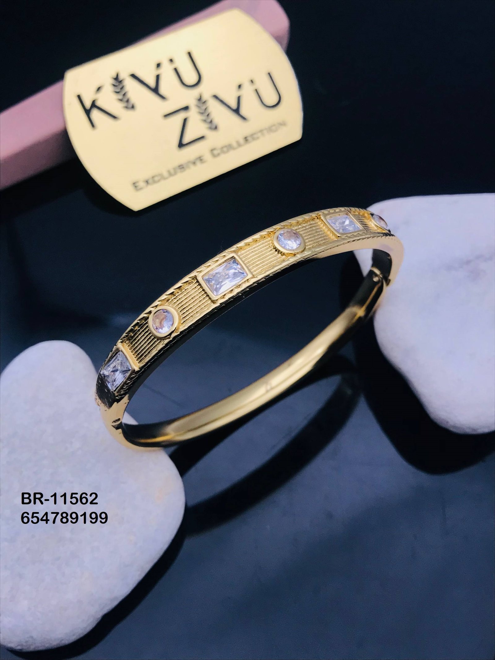br 11562.jpg BR-11562 Anti-Tarnish Stainless Steel KADA from Kiyu Ziyu by Zyra Creation