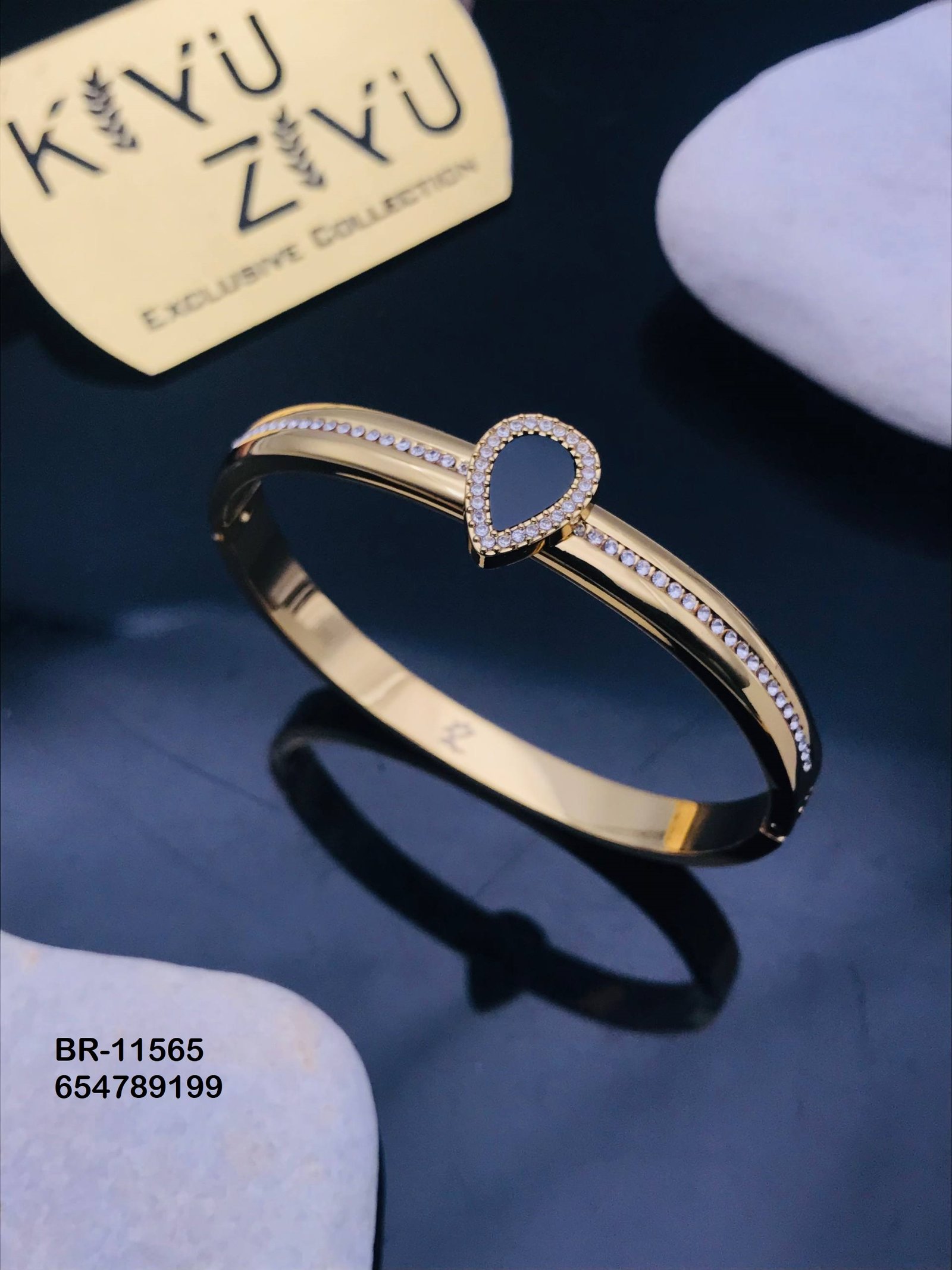 br 11565.jpg BR-11565 Anti-Tarnish Stainless Steel KADA from Kiyu Ziyu by Zyra Creation