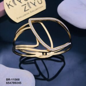 BR-11568 Anti-Tarnish Stainless Steel KADA from Kiyu Ziyu by Zyra Creation